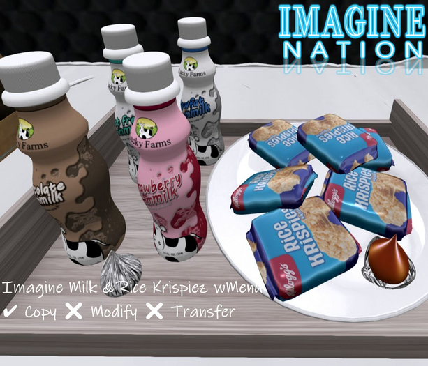 Imagine milk & Rice Krispy Tray II