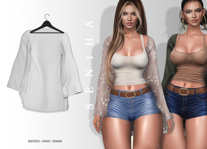 Seniha. Carol Jacket // White