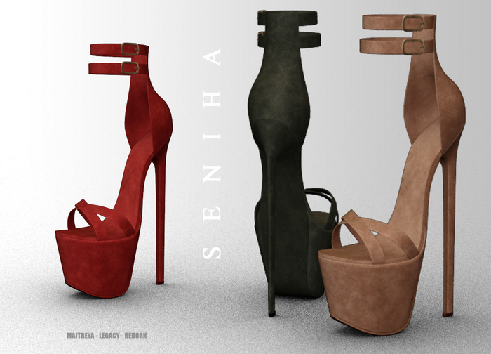 Seniha. Carol Platforms // Red