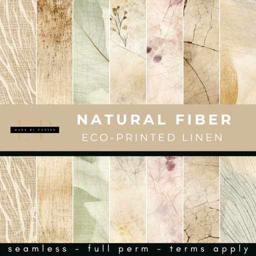 Made by Porter - Natural Fiber Fabrics Eco-Printed Linen