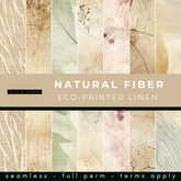 Made by Porter - Natural Fiber Fabrics Eco-Printed Linen