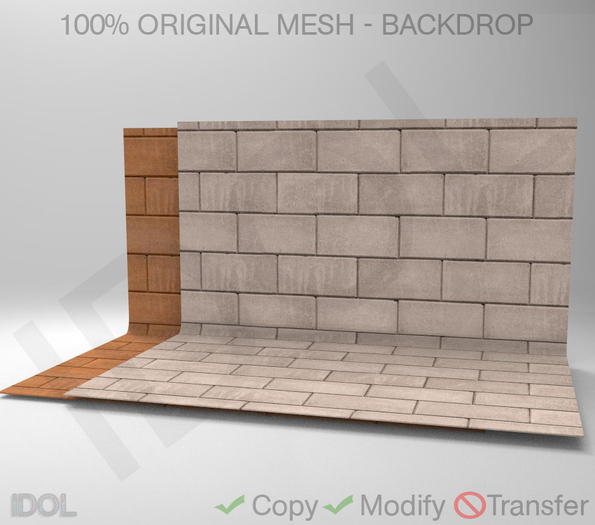 5 Brickwall Style Backdrops