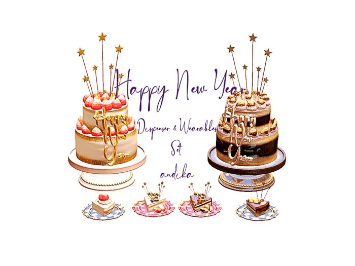 ADD/andika {Happy New Year Cake}Set