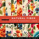 Made by Porter - Natural Fiber Fabrics Flower Powered Linen