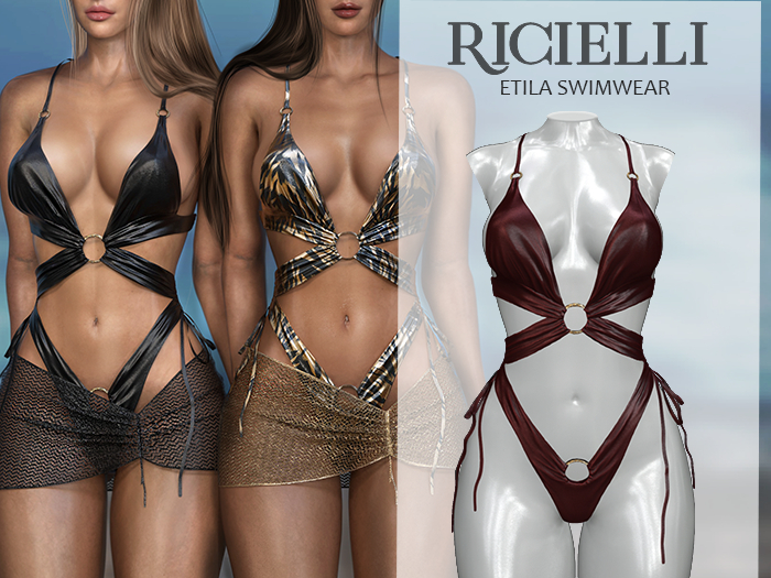 Ricielli - Etila Swimsuit / Burgundy