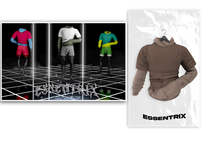 -ESSENTRIX-. Athletic Hoody (Tan)