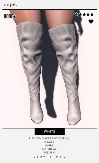 nope. honey - white [add & touch]