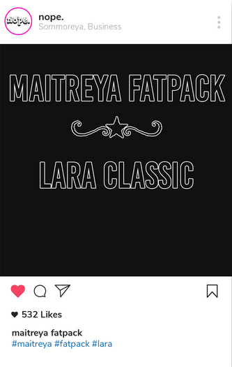 nope. evie - denim maitreya fatpack [add to unpack]