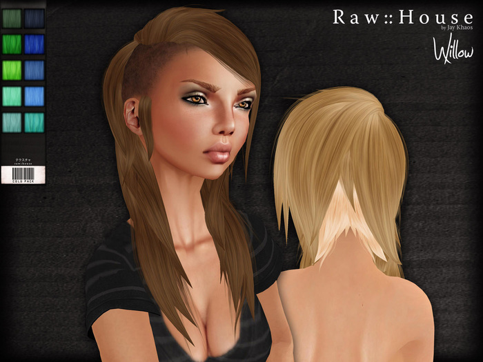 RAW HOUSE :: Willow Hair [Cold Pack] w/ texture changing highlights