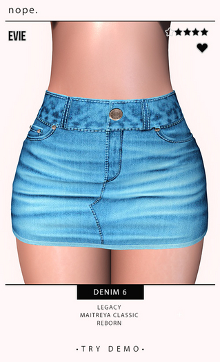 nope. evie - denim 6 [add to unpack]