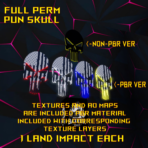 BB Pun Skull PBR Pack