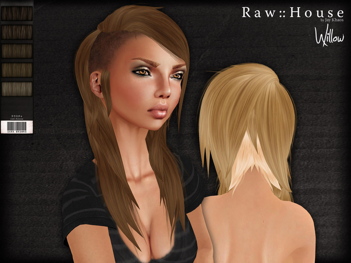 RAW HOUSE :: Willow Hair [Dark Browns] w/ texture changing highlights