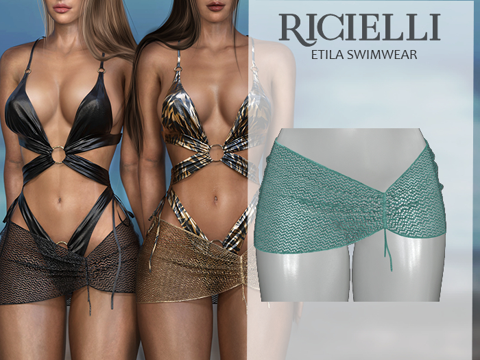 Ricielli - Etila Skirt / Aqua