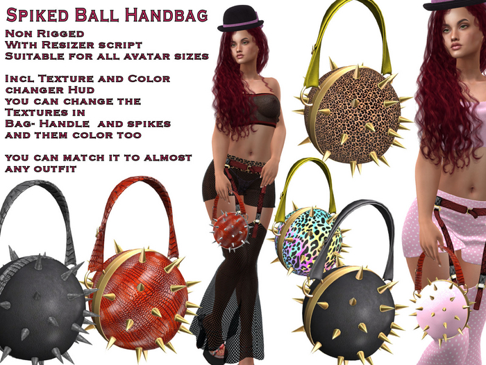 Spiked Ball Handbag