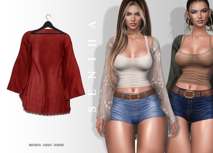 Seniha. Carol Jacket // Red