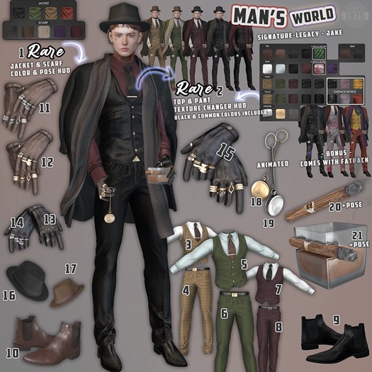 01.[Since1975] Man's World - Jacket RARE