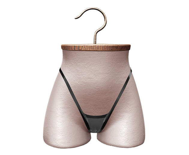 KYMILE - Stacy Thong - Black