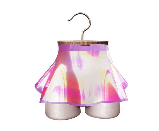 KYMILE - Stacy Skirt - Holographic
