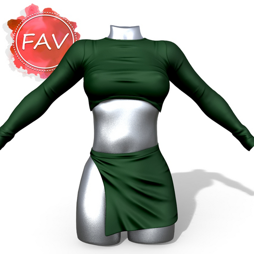 Green Ines Outfit LaraX Reborn Legacy