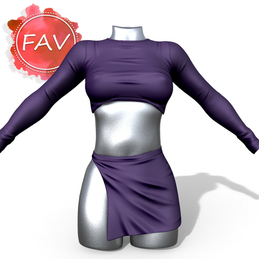 Purple Ines Outfit LaraX Reborn Legacy