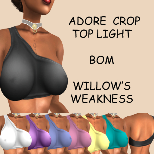 ADROA CROP TOP, LIGHT BOX