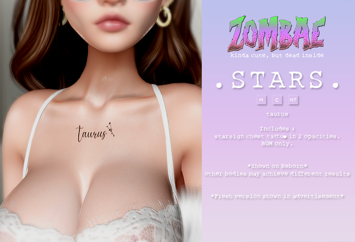 .z. stars tattoo - Taurus