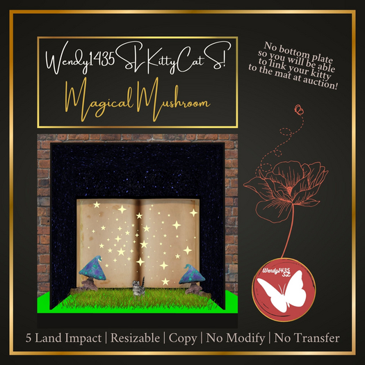 Wendy1435SL KittyCatS! - Panel Display * Magical Mushroom  (Add)