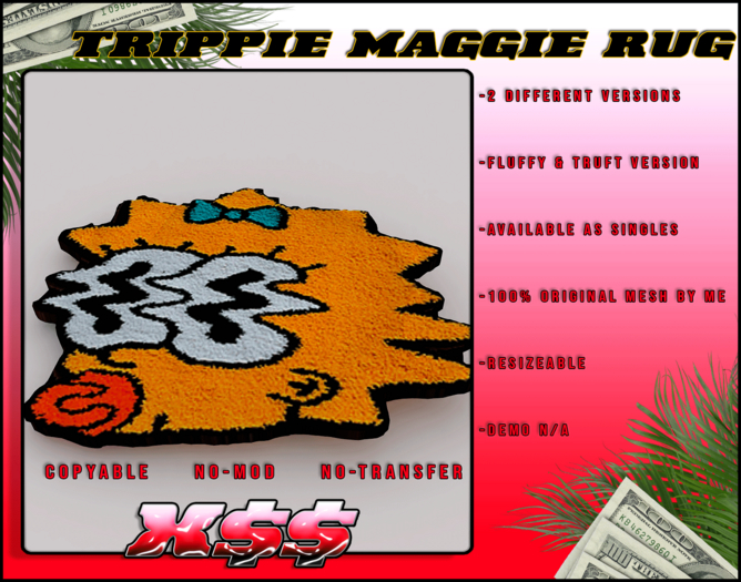 (X$$) - Trippy Maggie Rugs GROUP GIFT