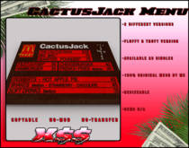 (X$$) - CactusJack Menu Rugs GROUP GIFT