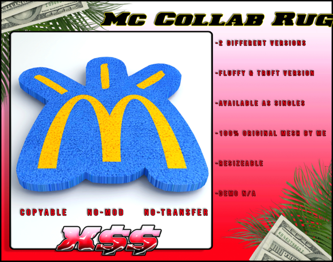 (X$$) - Mc Collab Rugs (BOXED) GROUP GIFT