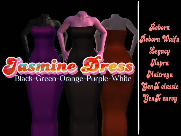 Jasmine Dress -FATPACK