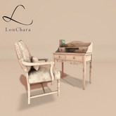 LouChara Rose Writing Desk 