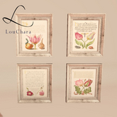 LouChara Rose Wall Art 