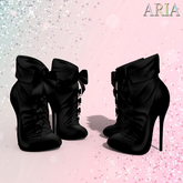 Black Adela Shoes Freya