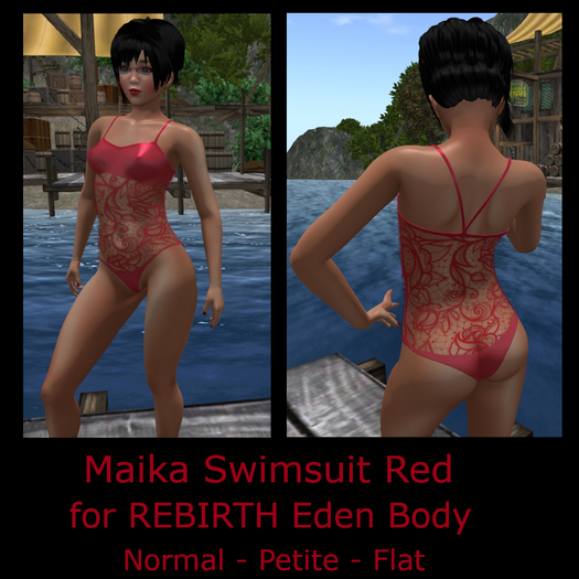 Maika Swimsuit Red Rebirth