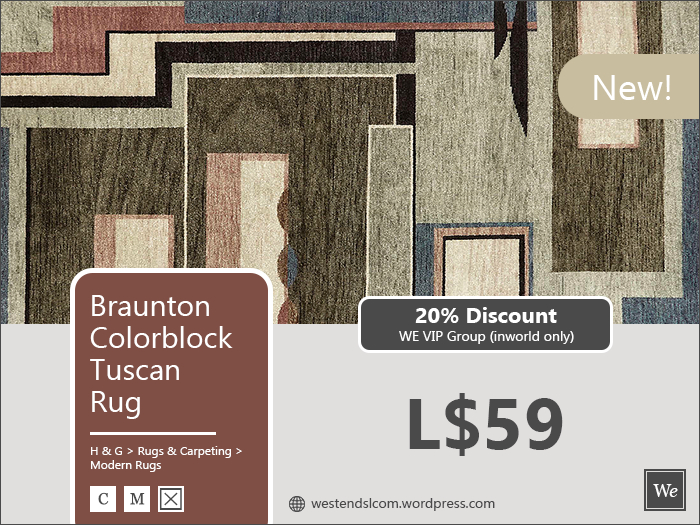 Braunton Colorblock Tuscan Rugs