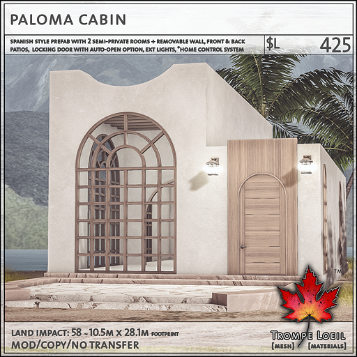 Trompe Loeil - Paloma Cabin [mesh]