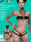 KO-H Lara X Harness Dessous Set ColorPack