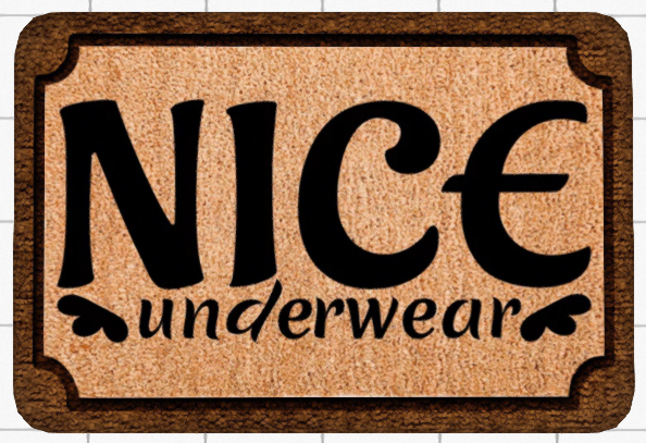 ~Confetti Time~ Welcome Mat Nice Underwear