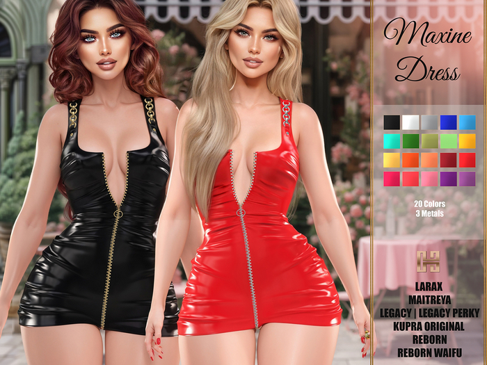 [hh] Maxine Zipper Dress