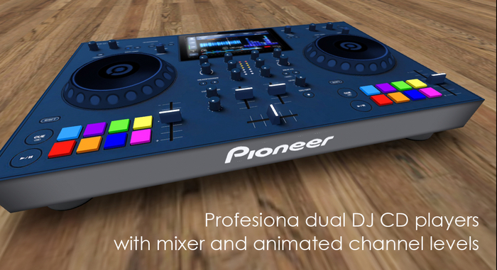 Dual DJ CD players with mixer