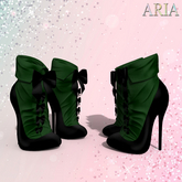 Green Black Adela Shoes Freya
