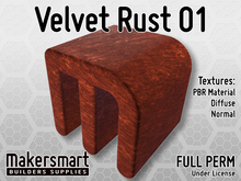 PBR Material: Velvet Rust 01