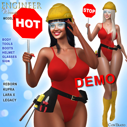 [ConTrato] Engineer Woman (model 2) DEMO