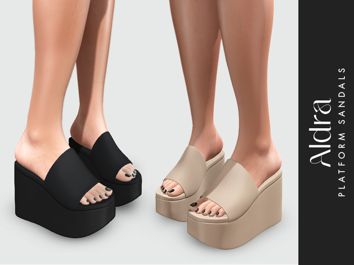 Aldra. Platform Sandals Fatpack