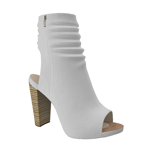 Aldra. Tara Booties (Off-White)