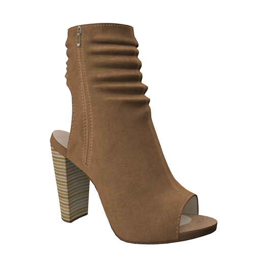 Aldra. Tara Booties (Caramel)
