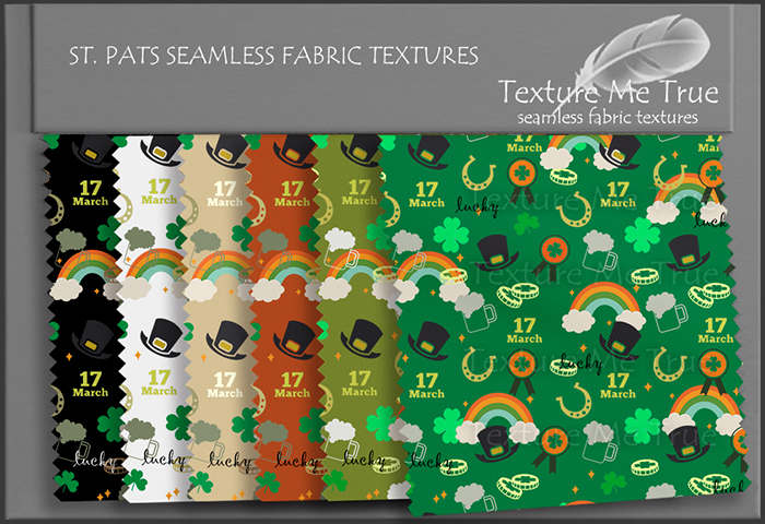 TMT St. Pats seamless fabric textures