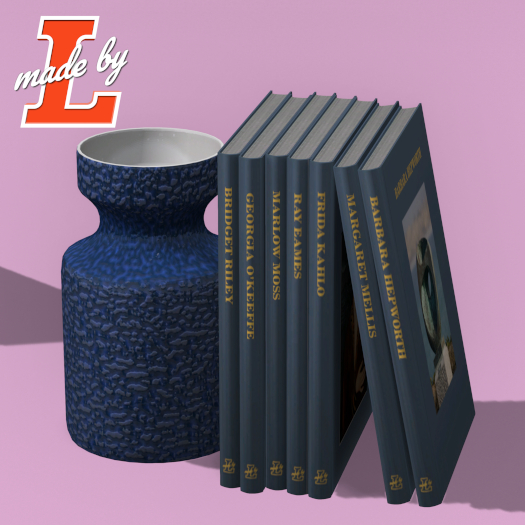 MadeByL - Midcentury Vase #1 & Books