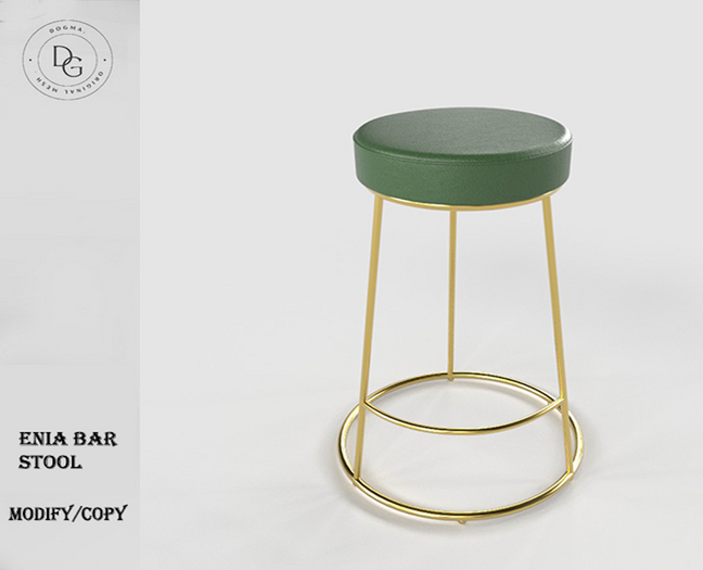 [Dogma] Enia Bar Stool Green